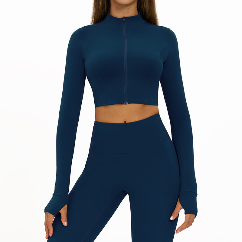 Slim-fit Fitness Long-sleeve Jacket