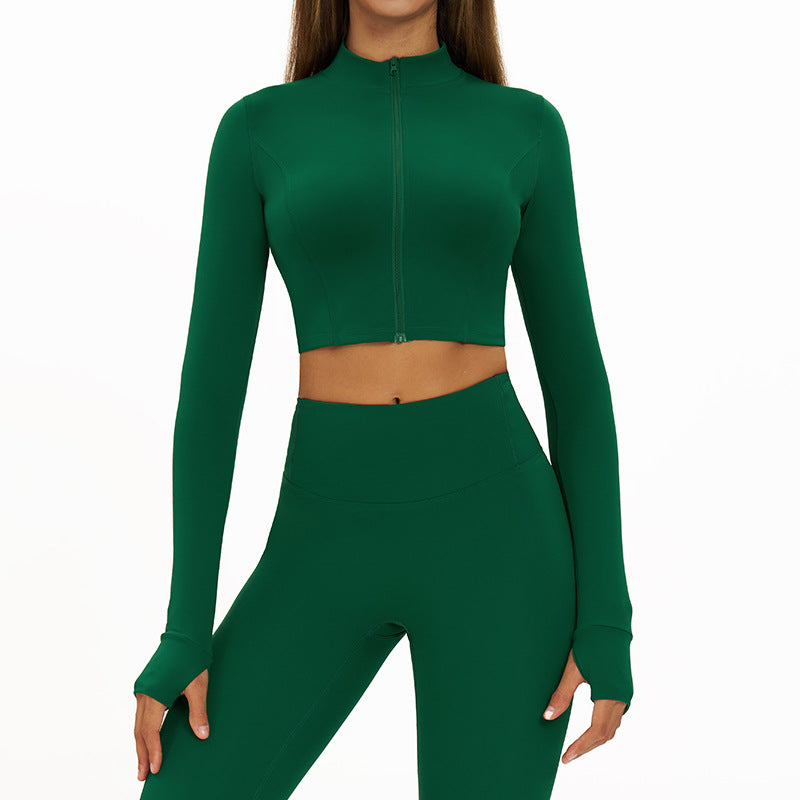 Slim-fit Fitness Long-sleeve Jacket
