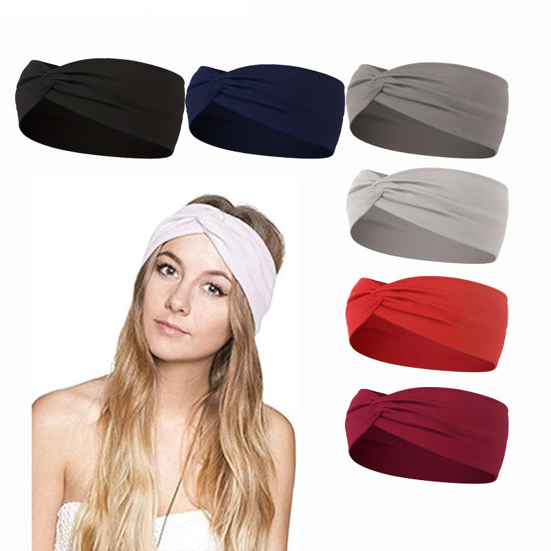 Elastic Wide Hair Band Non-slip Headband
