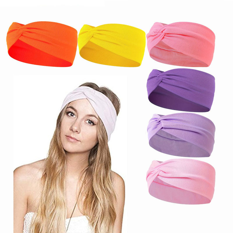 Elastic Wide Hair Band Non-slip Headband