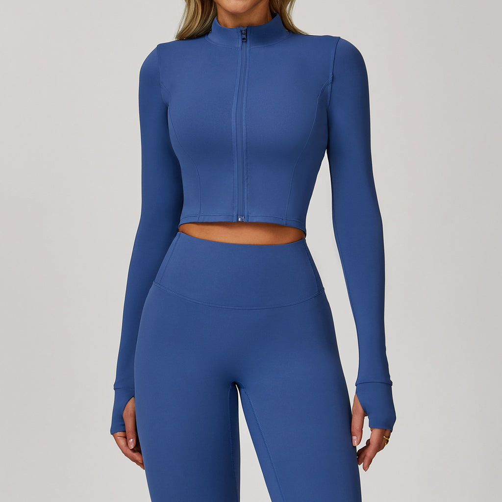 Slim-fit Fitness Long-sleeve Jacket