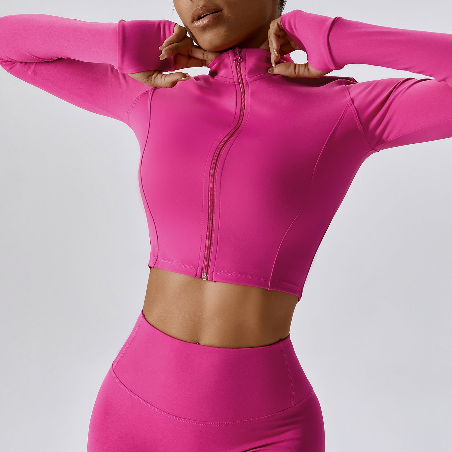 Slim-fit Fitness Long-sleeve Jacket