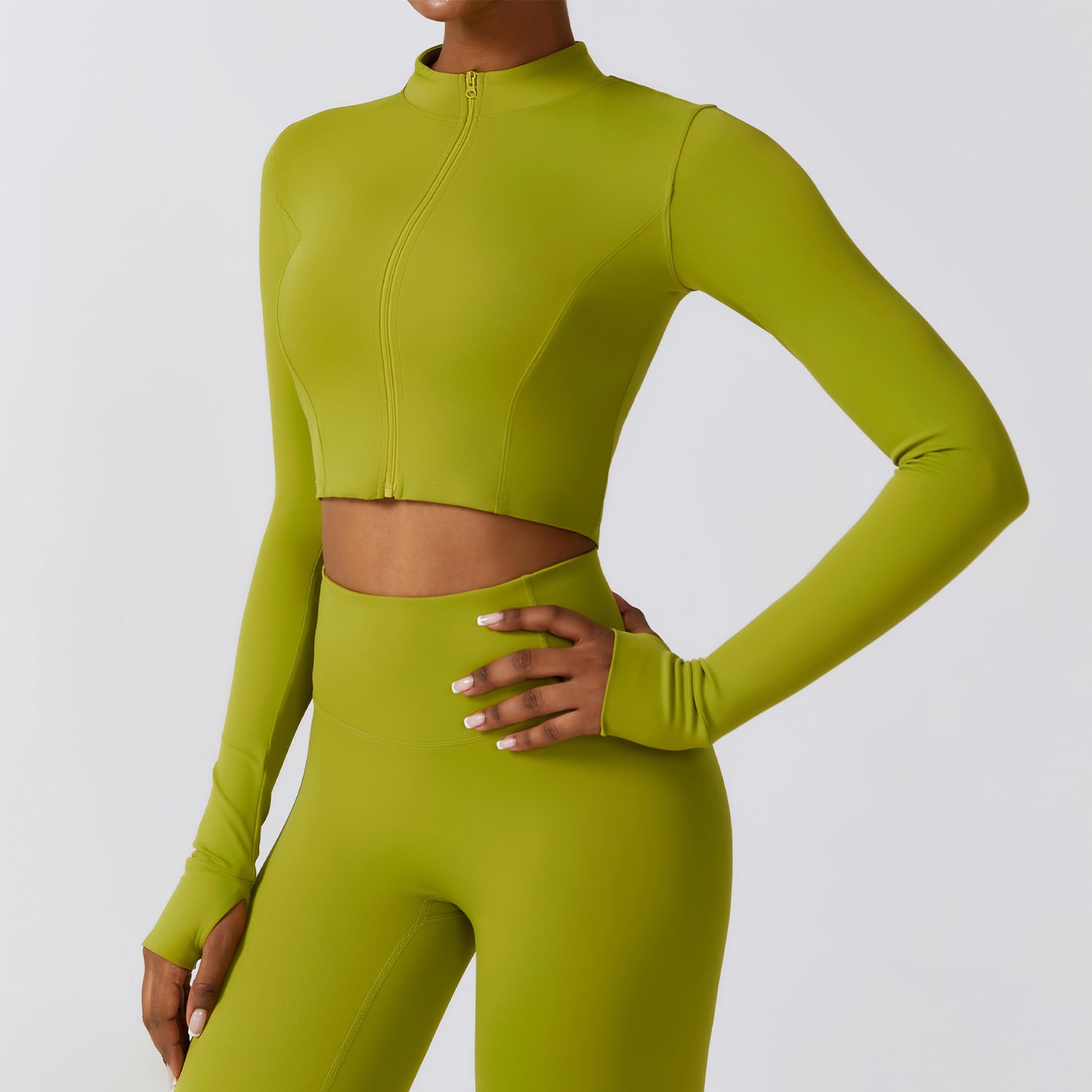 Slim-fit Fitness Long-sleeve Jacket