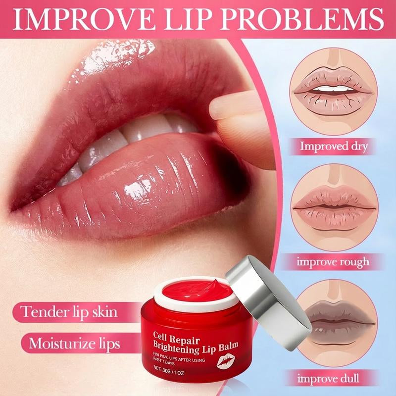 Novacarax Cell Repair Brightening Lip Balm, 30G/1Oz – Fades Lip Pigmentation & Smoker’S Lips, Brightens Dark Lips, Softens and Protects