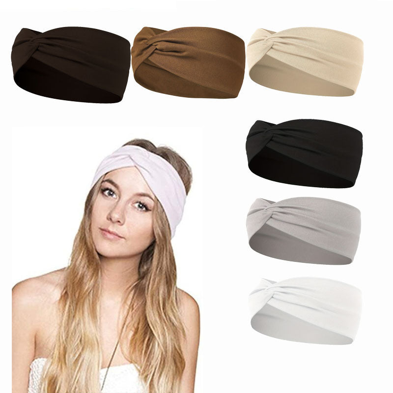 Elastic Wide Hair Band Non-slip Headband