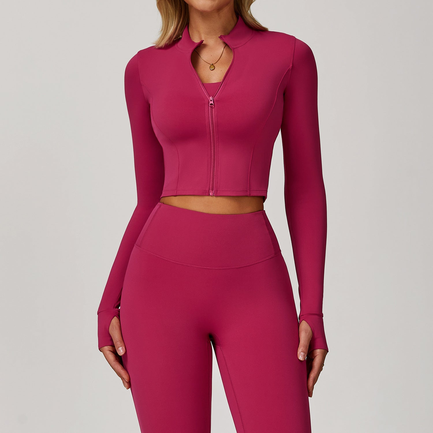 Slim-fit Fitness Long-sleeve Jacket