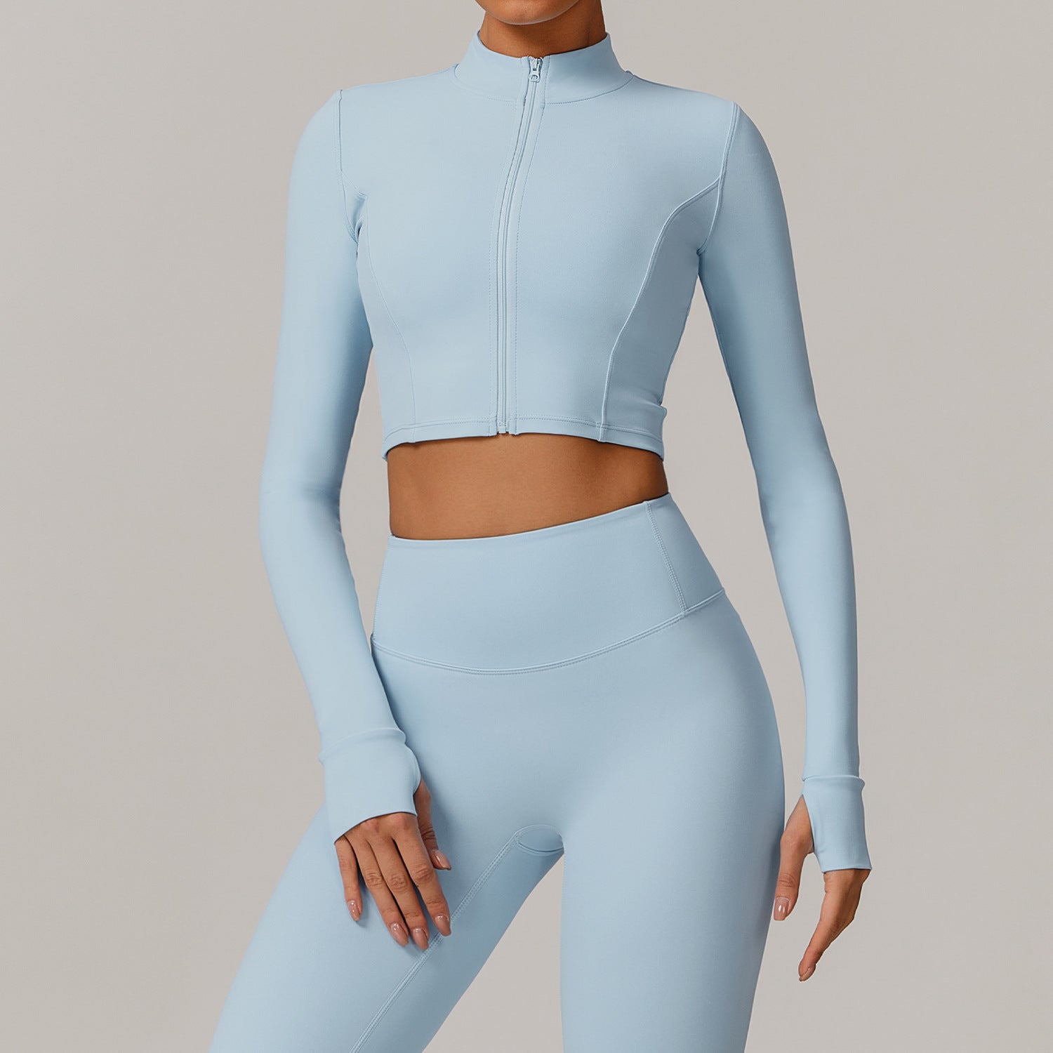 Slim-fit Fitness Long-sleeve Jacket