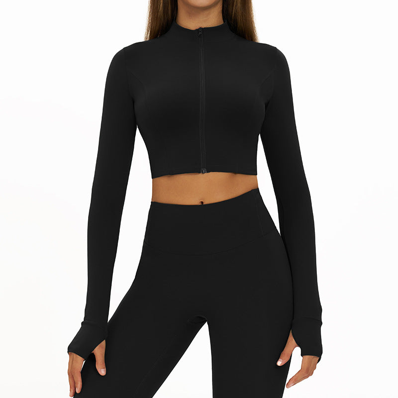 Slim-fit Fitness Long-sleeve Jacket