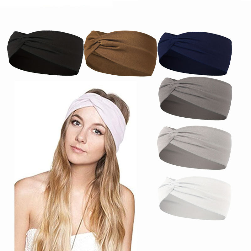 Elastic Wide Hair Band Non-slip Headband